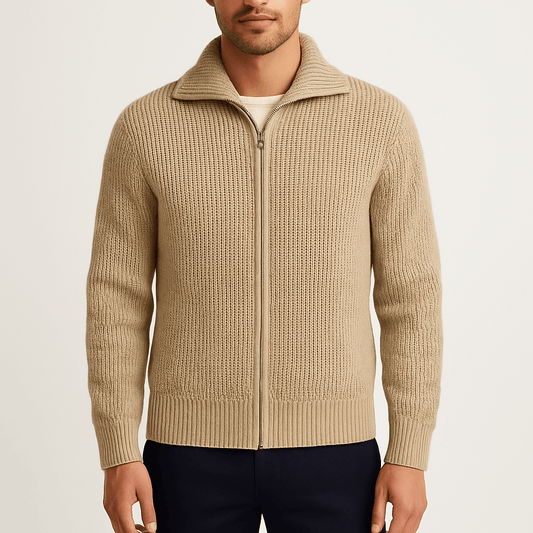 Giovanni | Cardigan a maglia con zip per uomo